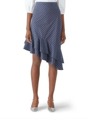 Joie Yenene Asymmetrical Skirt Stripe Tiered size 4